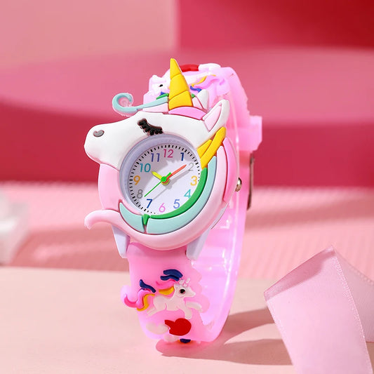 Orologio Bambino/Bambina al Quarzo Silicone – Moda Casual Colorato