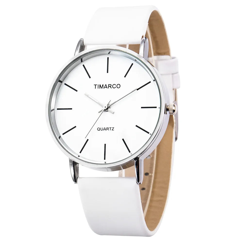 Orologio Donna Quarzo Stile Semplice Moda Cinturino Similpelle