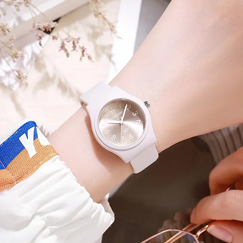 Orologio Donna Al Quarzo Cinturino In Silicone Cassa in Lega Casual Alla Moda