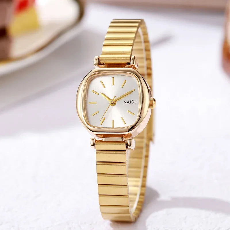 Orologio Donna Quarzo Elegante con Cinturino in Lega Moda Casual