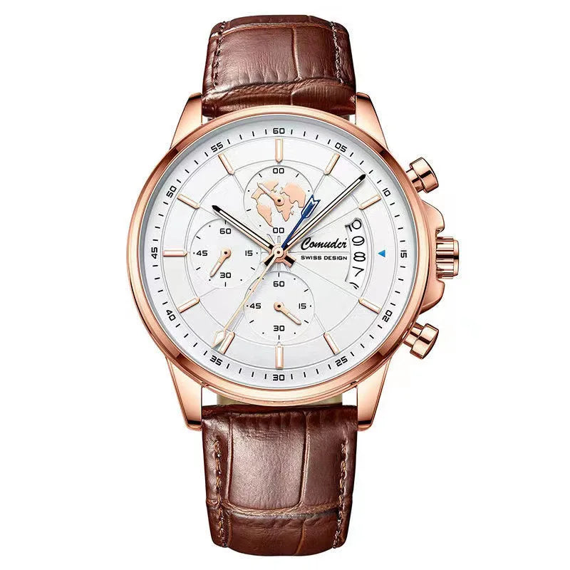 Orologio Uomo Quarzo Elegante Similpelle Classico