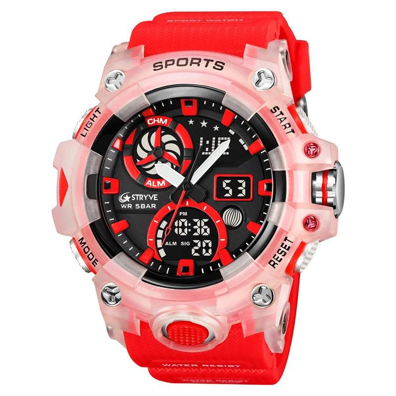 Orologio Sportivo Uomo Cronografo Digitale, Resistente all’acqua