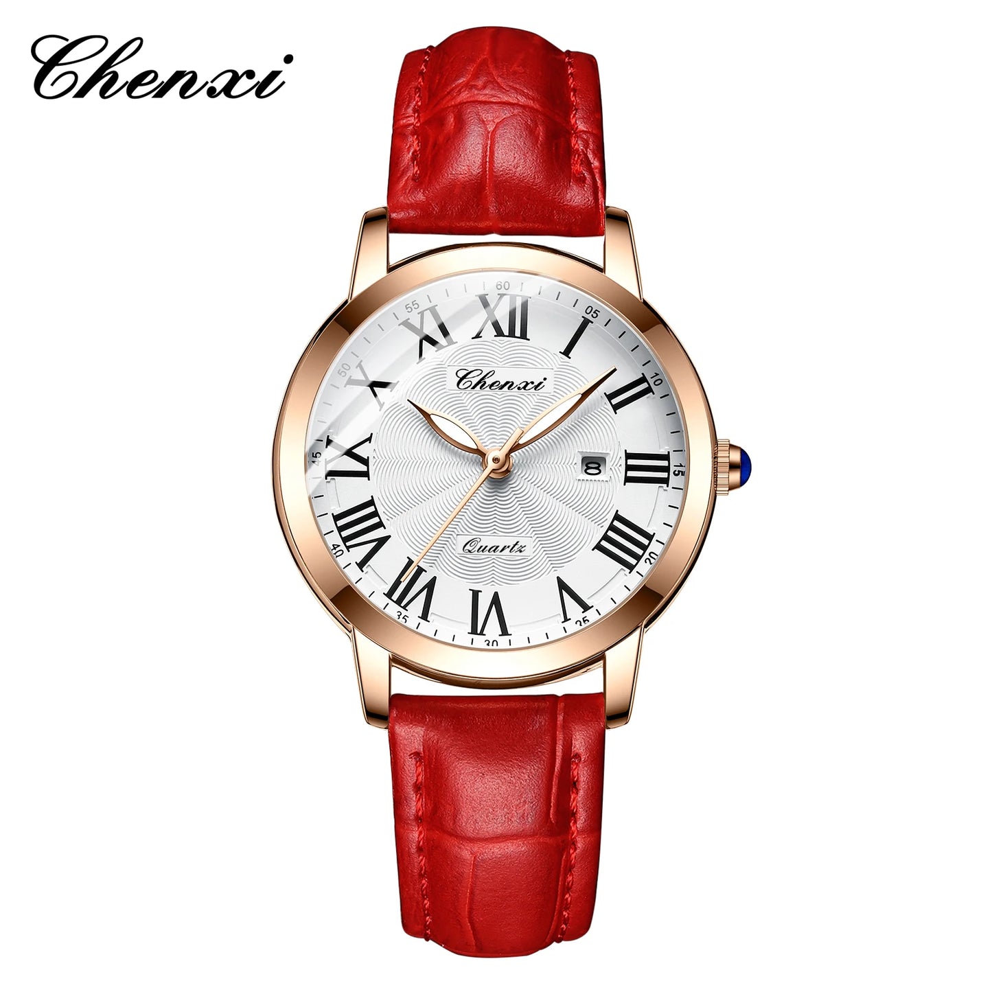 Orologio Donna Elegante al Quarzo Cinturino Similpelle Cassa Lega Moda Casual