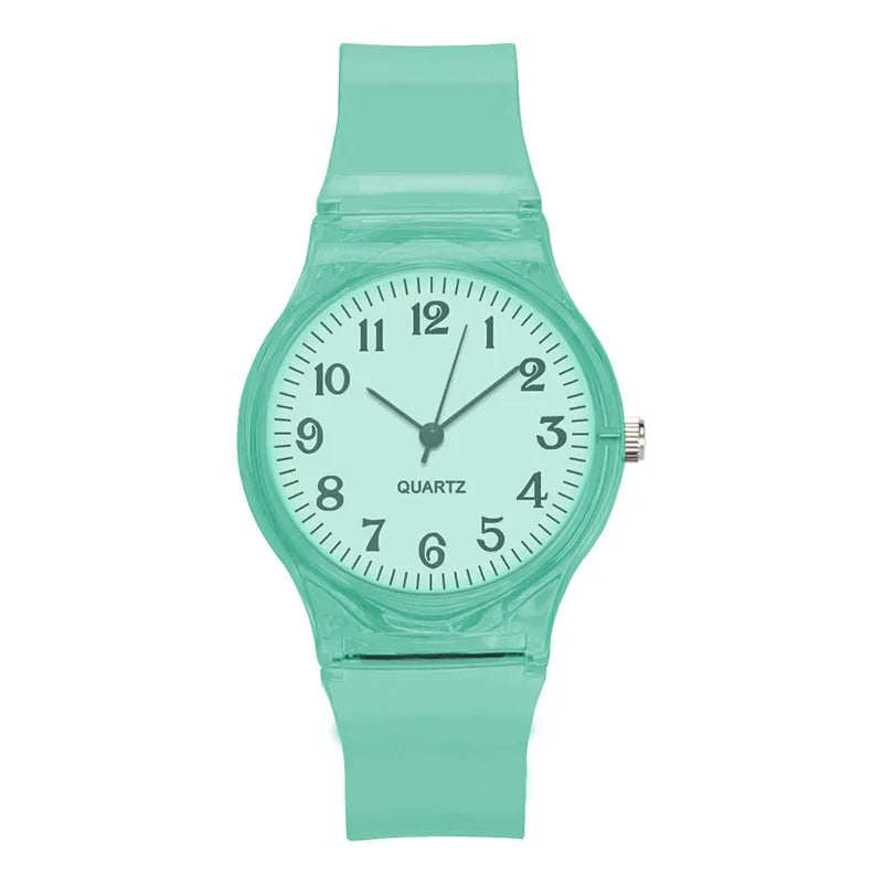 Orologio Donna Trasparente Quarzo 34mm Cinturino Plastica