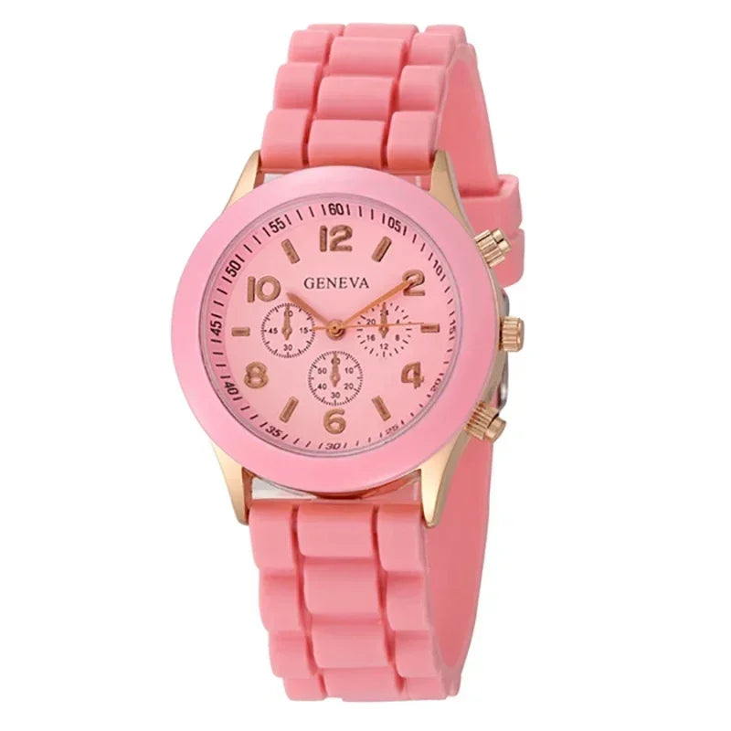 Orologio Donna Quarzo Elegante – Cinturino Silicone Cassa Lega