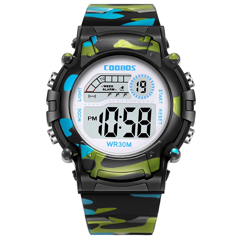 Orologio Digitale Sportivo Bambini LED Multifunzione