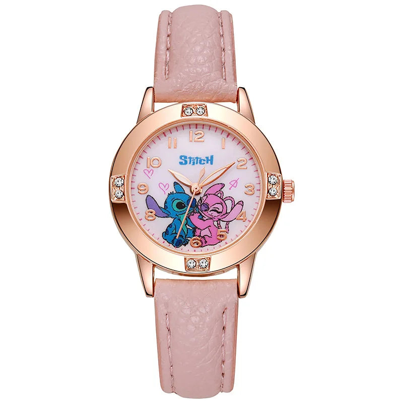 Orologio Bambini al Quarzo Cinturino Similpelle Cassa Lega Chiusura Fibbia