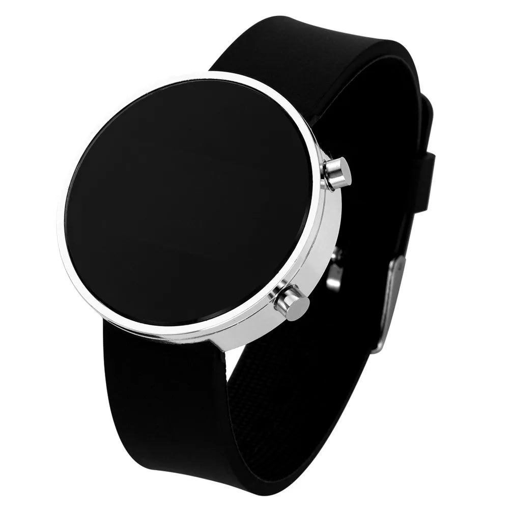 Orologio Digitale LED Uomo Donna Silicone Quadrante 40mm