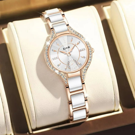 Orologio Donna Acciaio Inossidabile – Moda Casual Ultra Leggero Quarzo Elegante