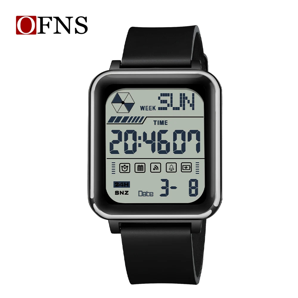 Orologio Digitale Uomo LED Sveglia Sportivo