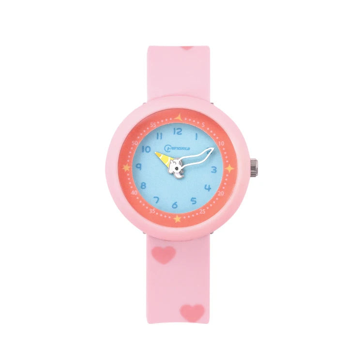 Orologio Bambini Sportivo Quarzo Analogico Moda Casual Cinturino Silicone
