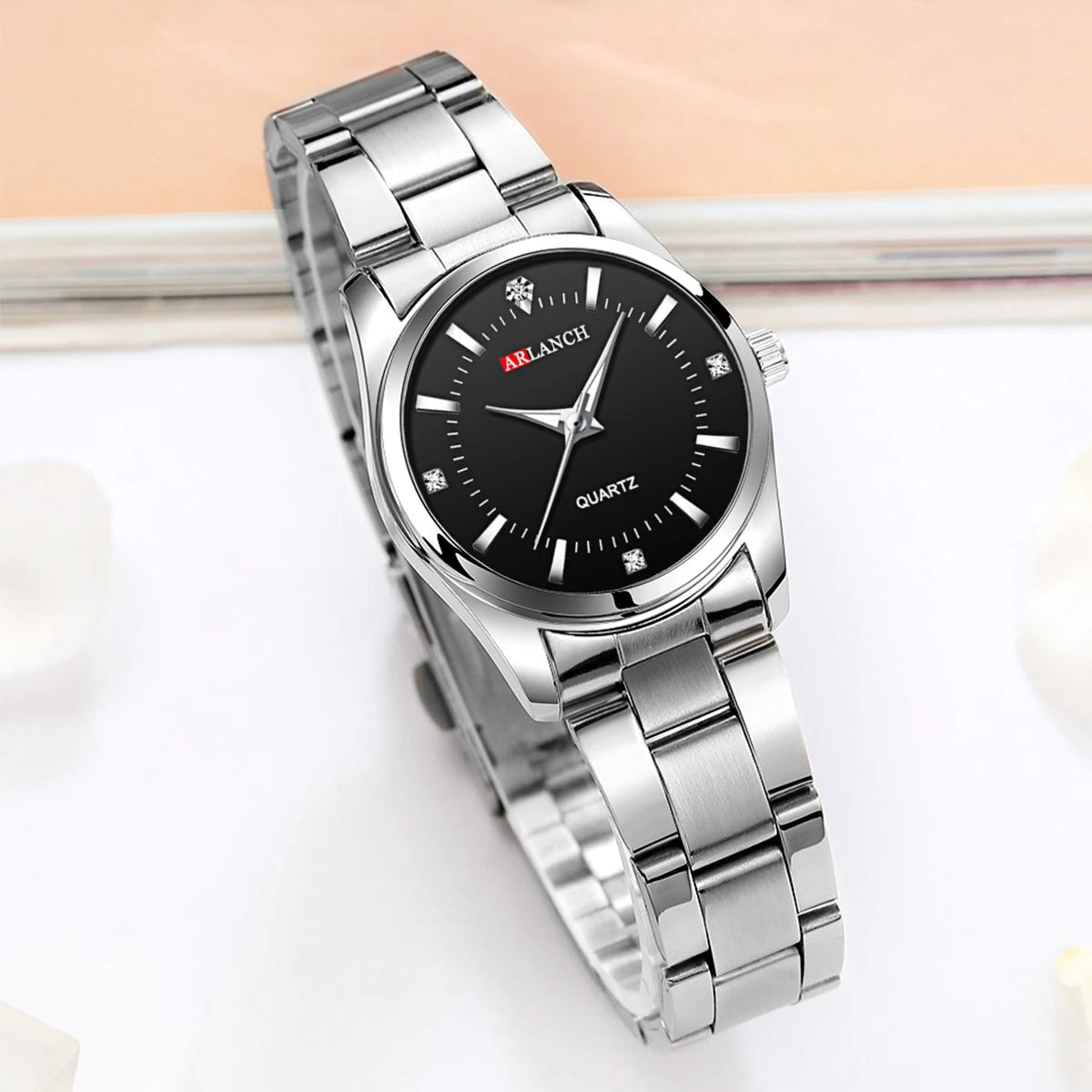 Orologio Donna Elegante Quarzo Acciaio Inossidabile 29mm Casual