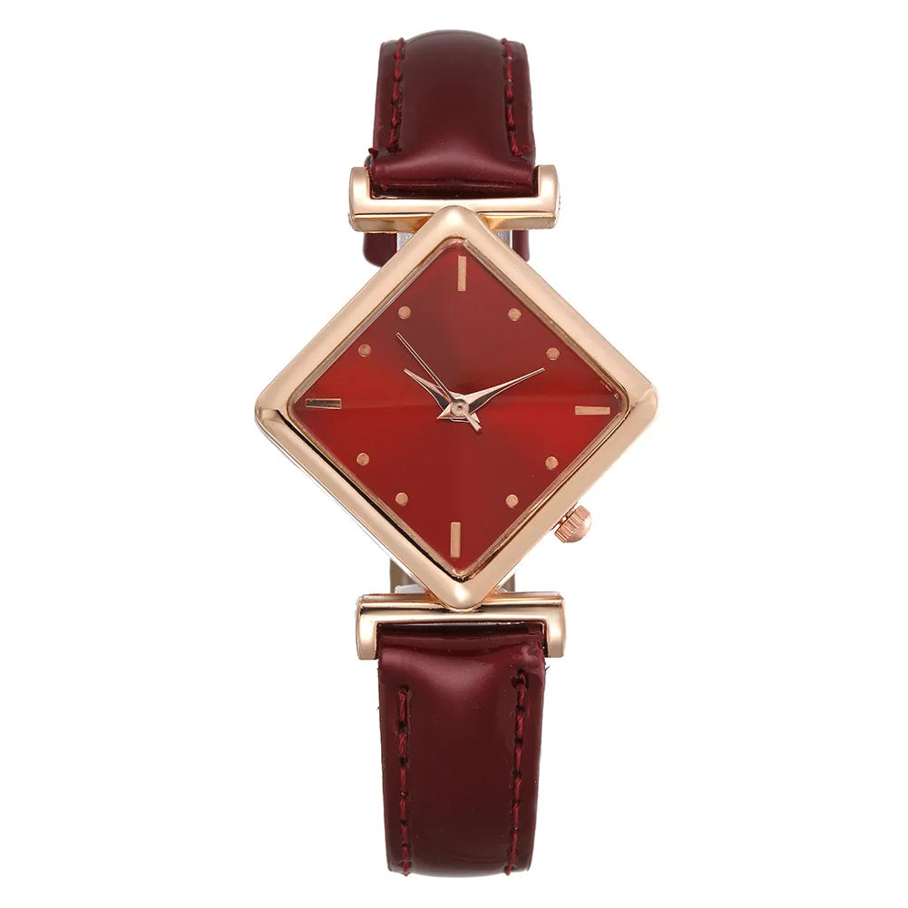 Orologio Donna Quarzo Elegante Cinturino Similpelle