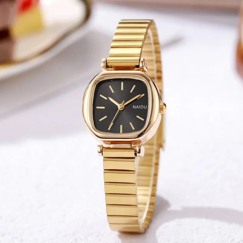 Orologio Donna Quarzo Elegante con Cinturino in Lega Moda Casual