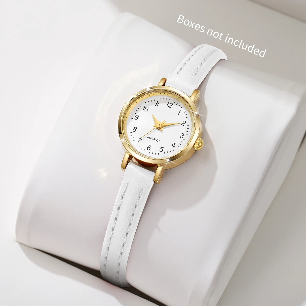 Orologio Donna Elegante al Quarzo Cinturino Similpelle Moda Casual