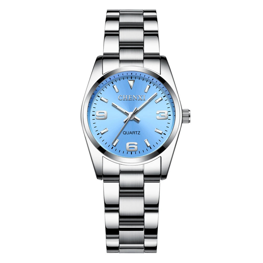 Orologio Donna Acciaio – Quarzo Elegante Resistente all’Acqua Quadrante 28 mm
