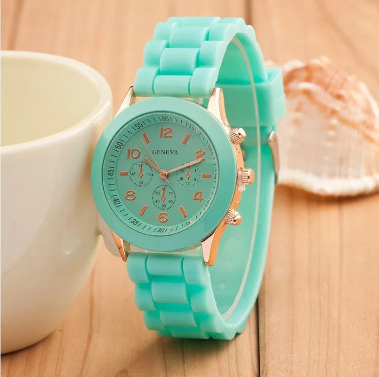 Orologio Donna Quarzo – Cinturino Silicone Moda Casual Quadrante 36 mm