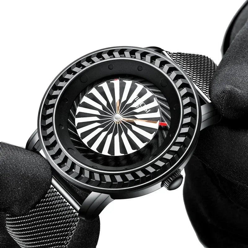 Orologio Uomo Al Quarzo Cinturino In Acciaio Quadrante 42mm Moda Casual