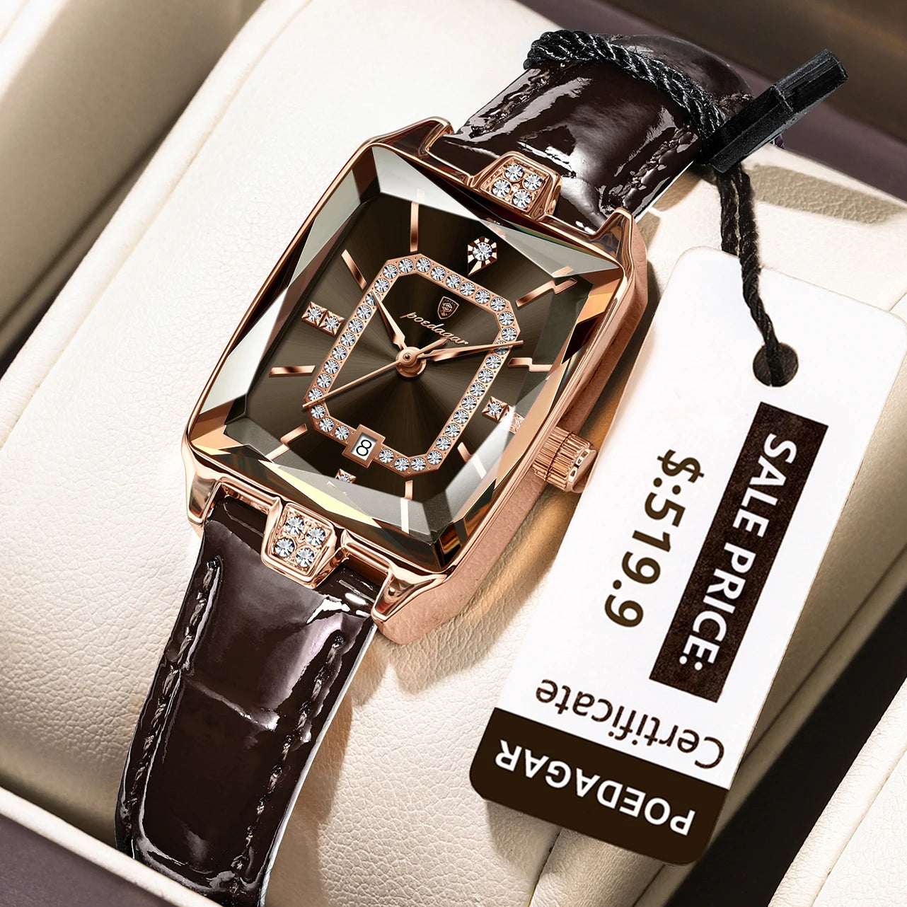 Orologio Donna Quarzo Cinturino similpelle Data