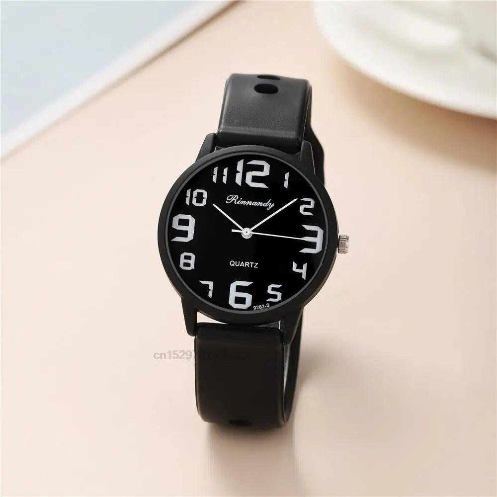 Orologio Donna Quarzo Cinturino Silicone – Quadrante 36 mm Stile Moda Casual