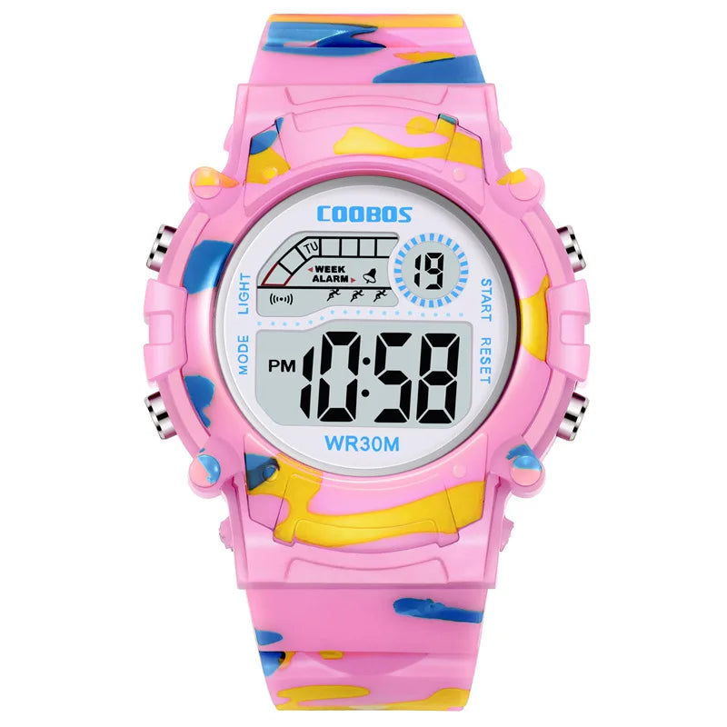 Orologio Digitale Sportivo Bambini LED Multifunzione
