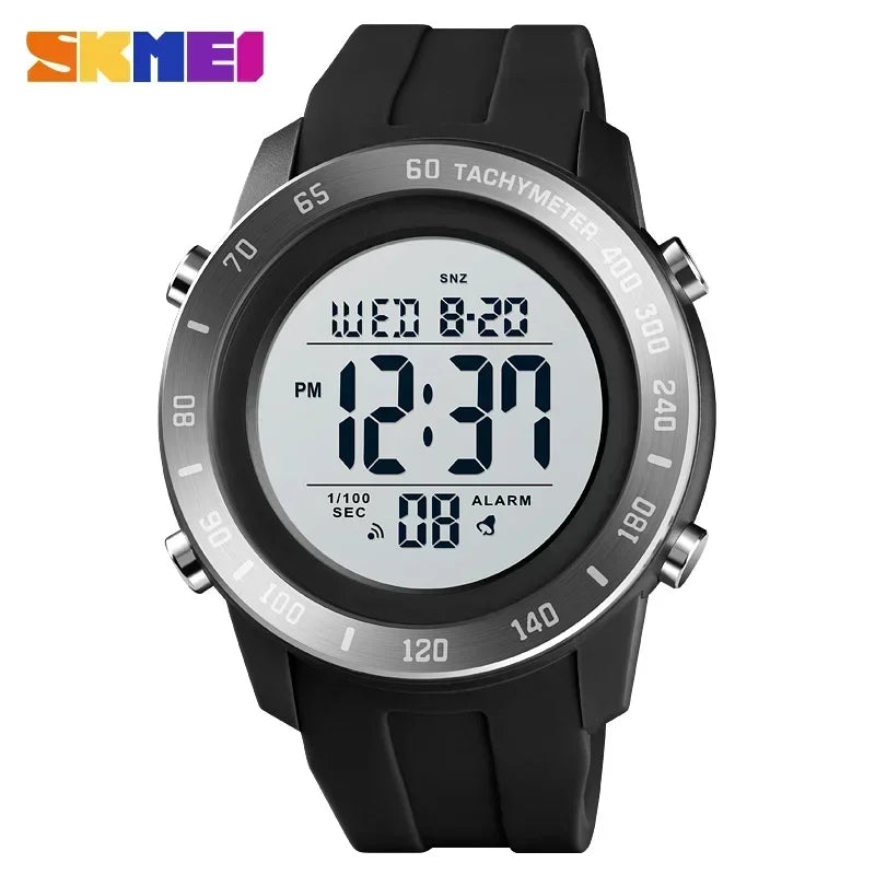 Orologio Digitale Uomo LED – Sportivo Impermeabile Cinturino Silicone Quadrante 50 mm
