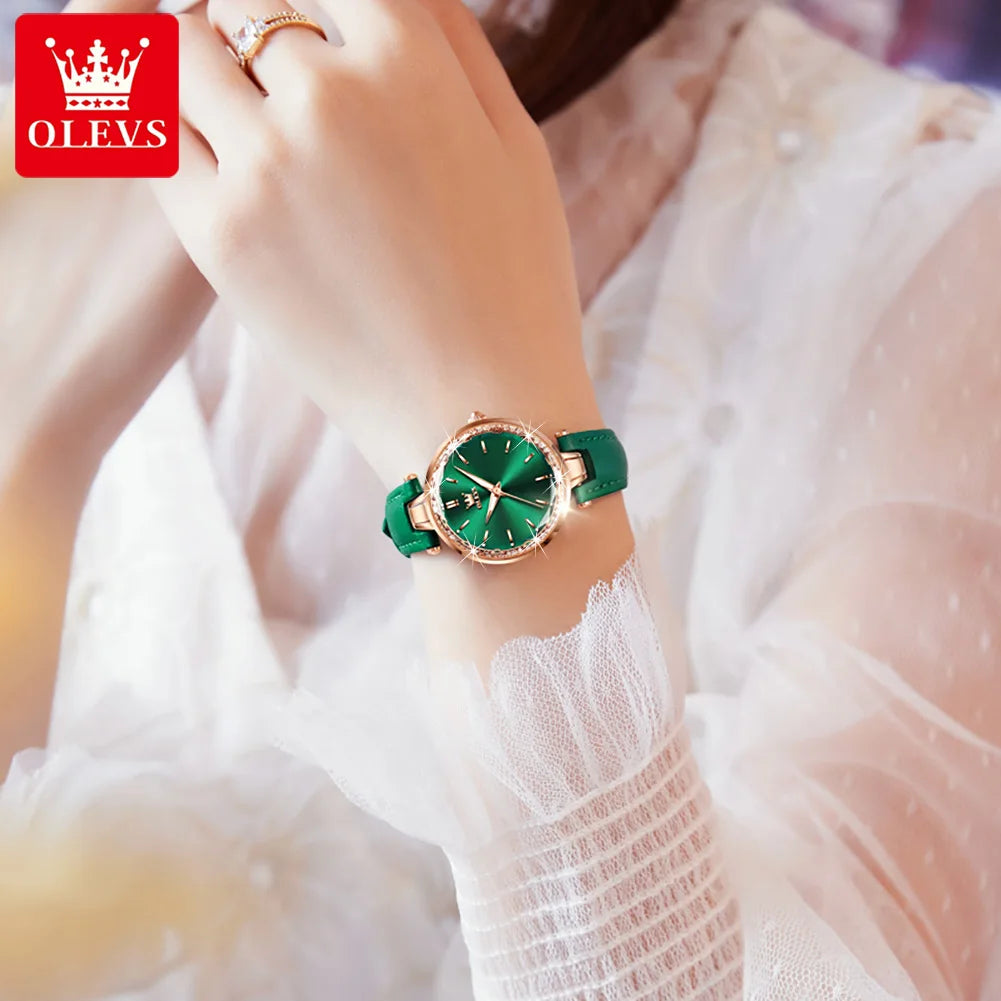 Orologio Donna – Quarzo Cinturino Similpelle Quadrante 30mm Elegante