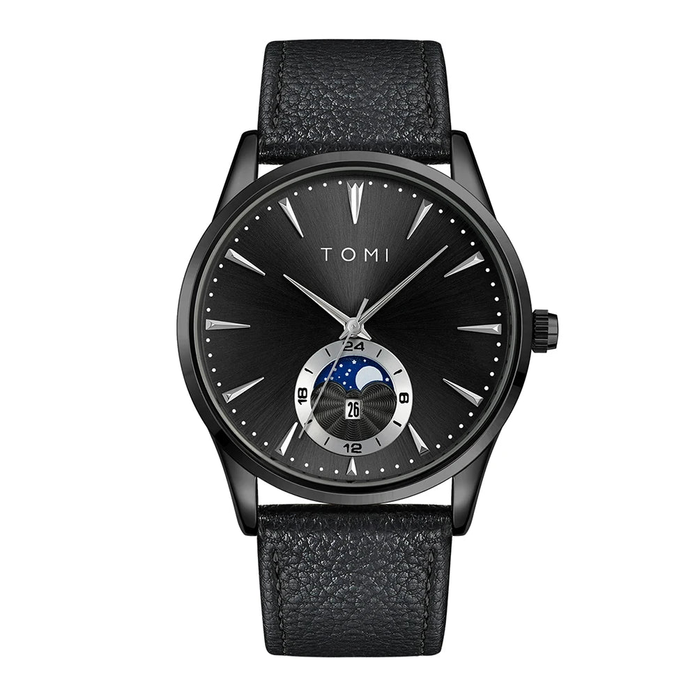 Orologio Uomo Quarzo Cinturino Similpelle – Elegante e Casual Quadrante 42mm