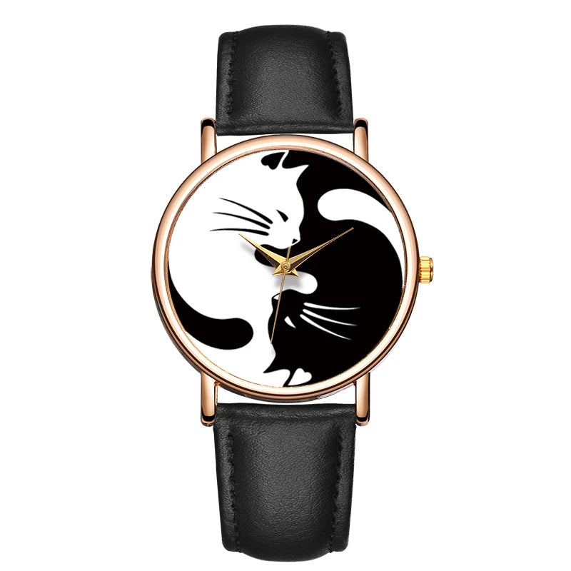 Orologio Donna Quarzo Moda Casual Cinturino Similpelle Elegante