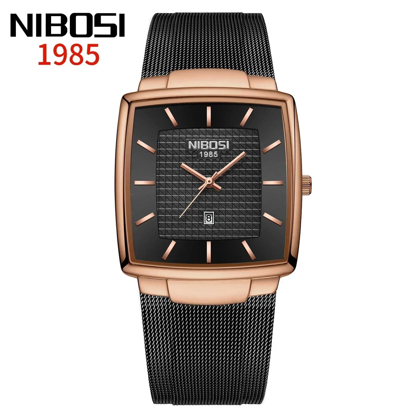 Orologio Uomo Quarzo Elegante Acciaio Con Data