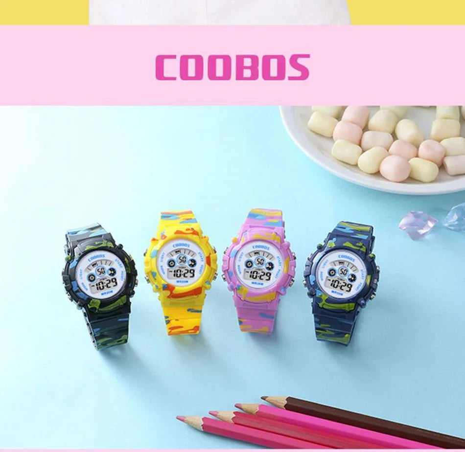 Orologio Digitale Sportivo Bambini LED Multifunzione