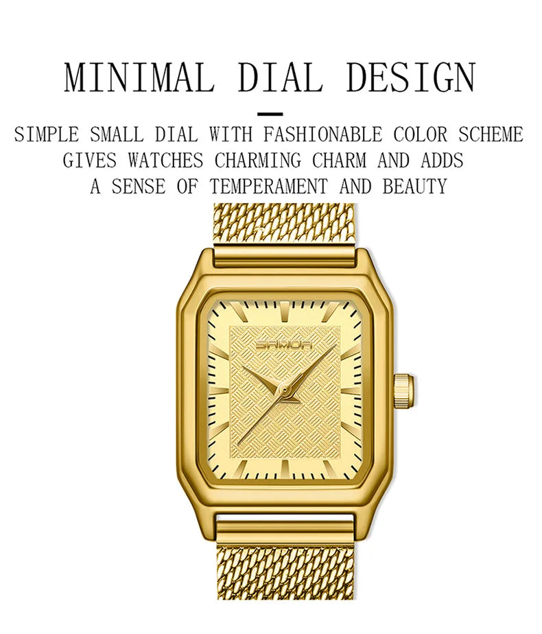 Orologio Donna Elegante Quarzo Moda Similpelle