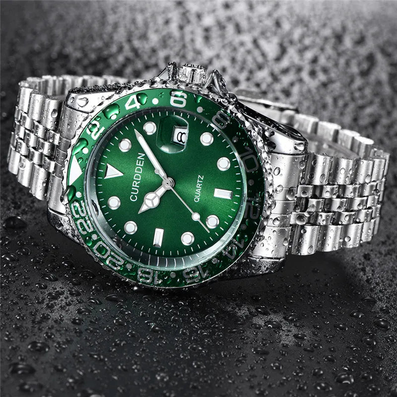 Orologio Uomo Quarzo Acciaio Data 42mm