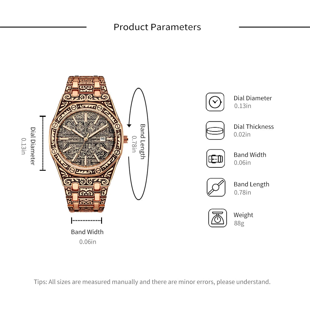 Orologio Uomo Acciaio Quarzo Design Unico