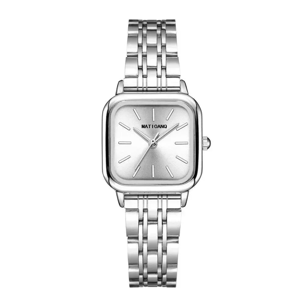 Orologio Donna Elegante Al Quarzo Cinturino e Cassa In Lega Moda Casual