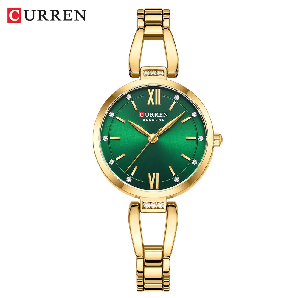 Orologio Donna 30mm Quarzo Elegante Acciaio Moda Casual