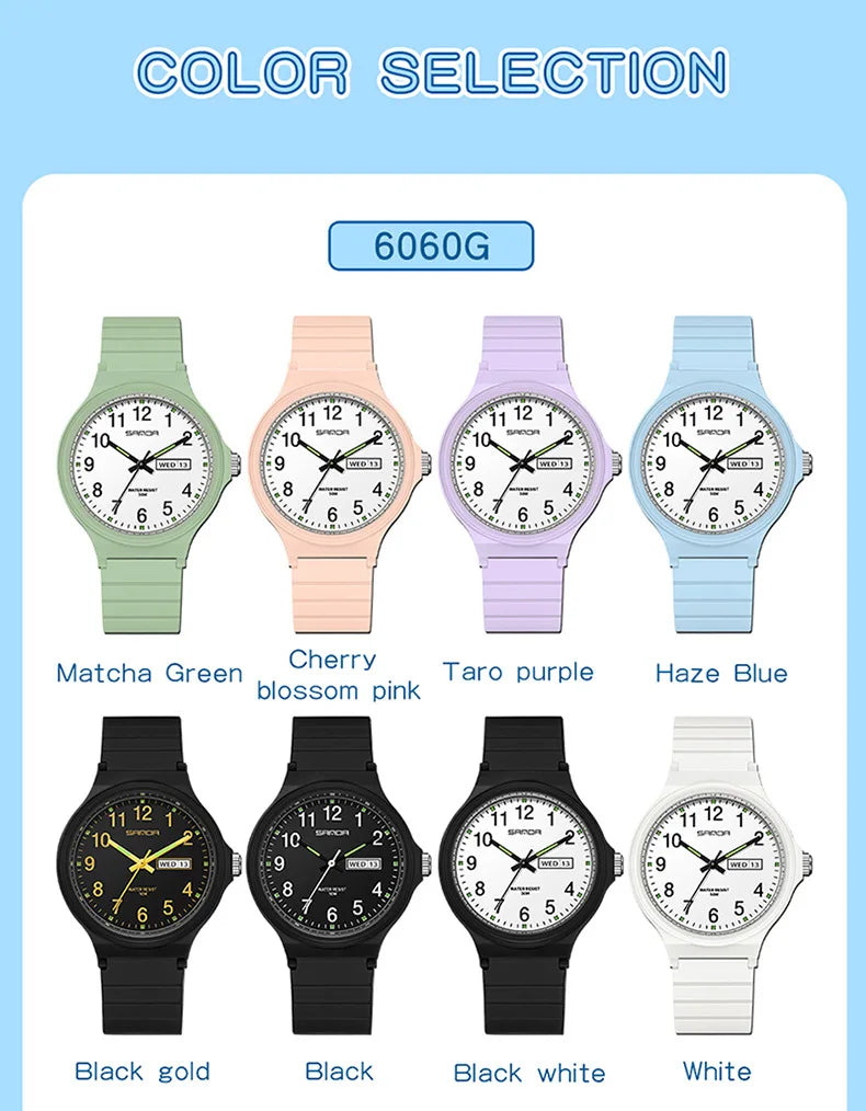 Orologio Uomo Donna Quarzo Sportivo – Silicone Resistente Quadrante 36 mm