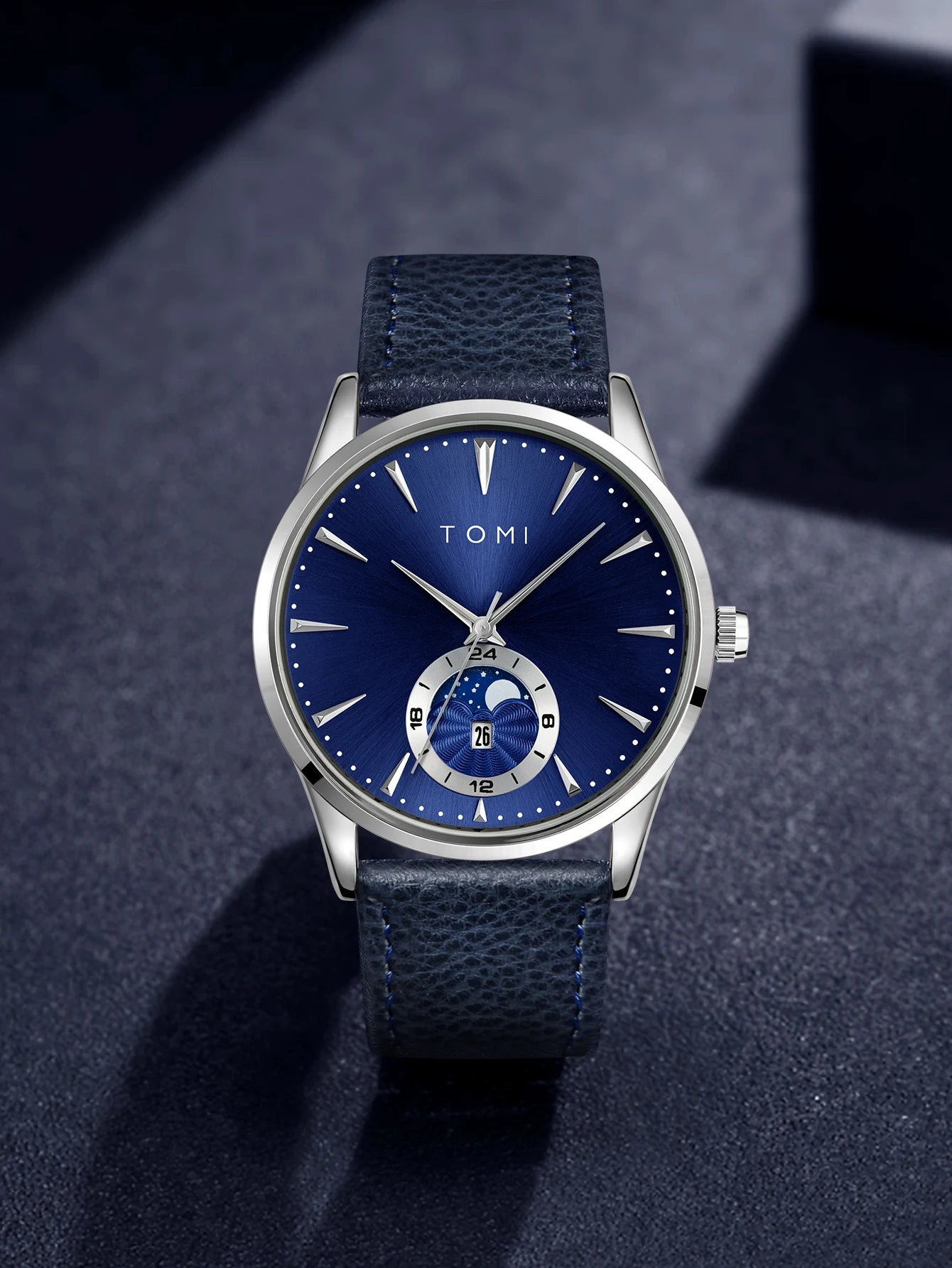 Orologio Uomo Quarzo Cinturino Similpelle – Elegante e Casual Quadrante 42mm