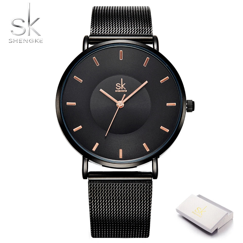 Orologio Donna Ultra Sottile Moda Quarzo Maglia Acciaio Elegante