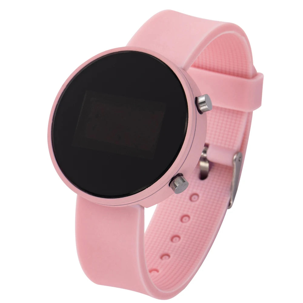 Orologio Digitale LED Uomo Donna Silicone Quadrante 40mm