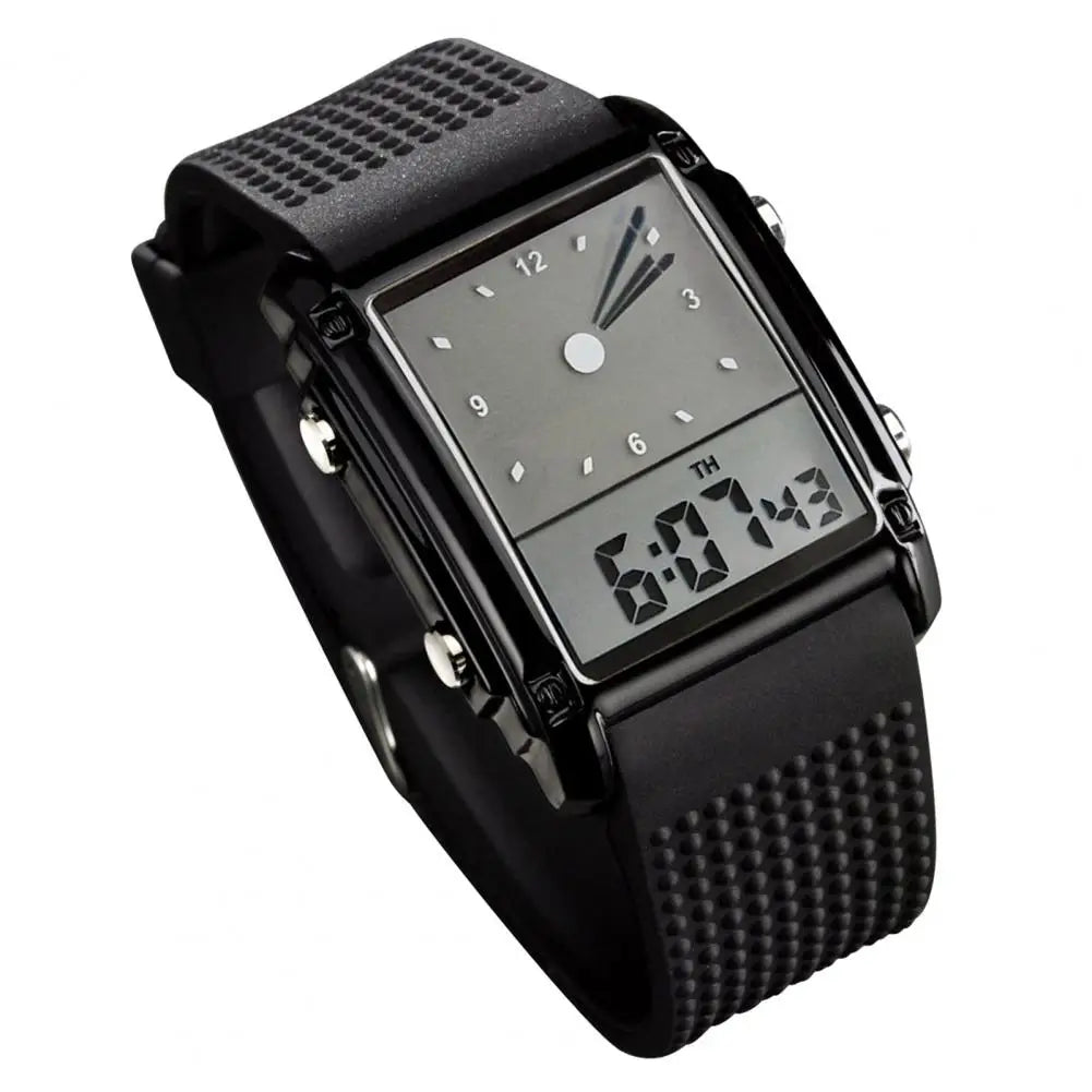 Orologio Digitale LED Uomo Donna Silicone Luce Notturna
