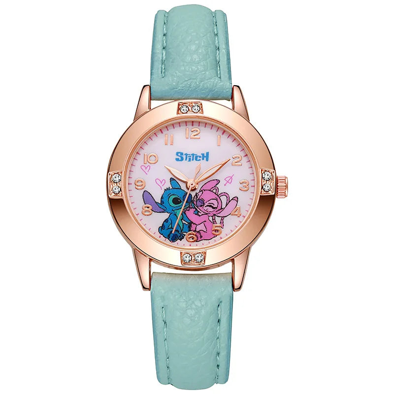 Orologio Bambini al Quarzo Cinturino Similpelle Cassa Lega Chiusura Fibbia