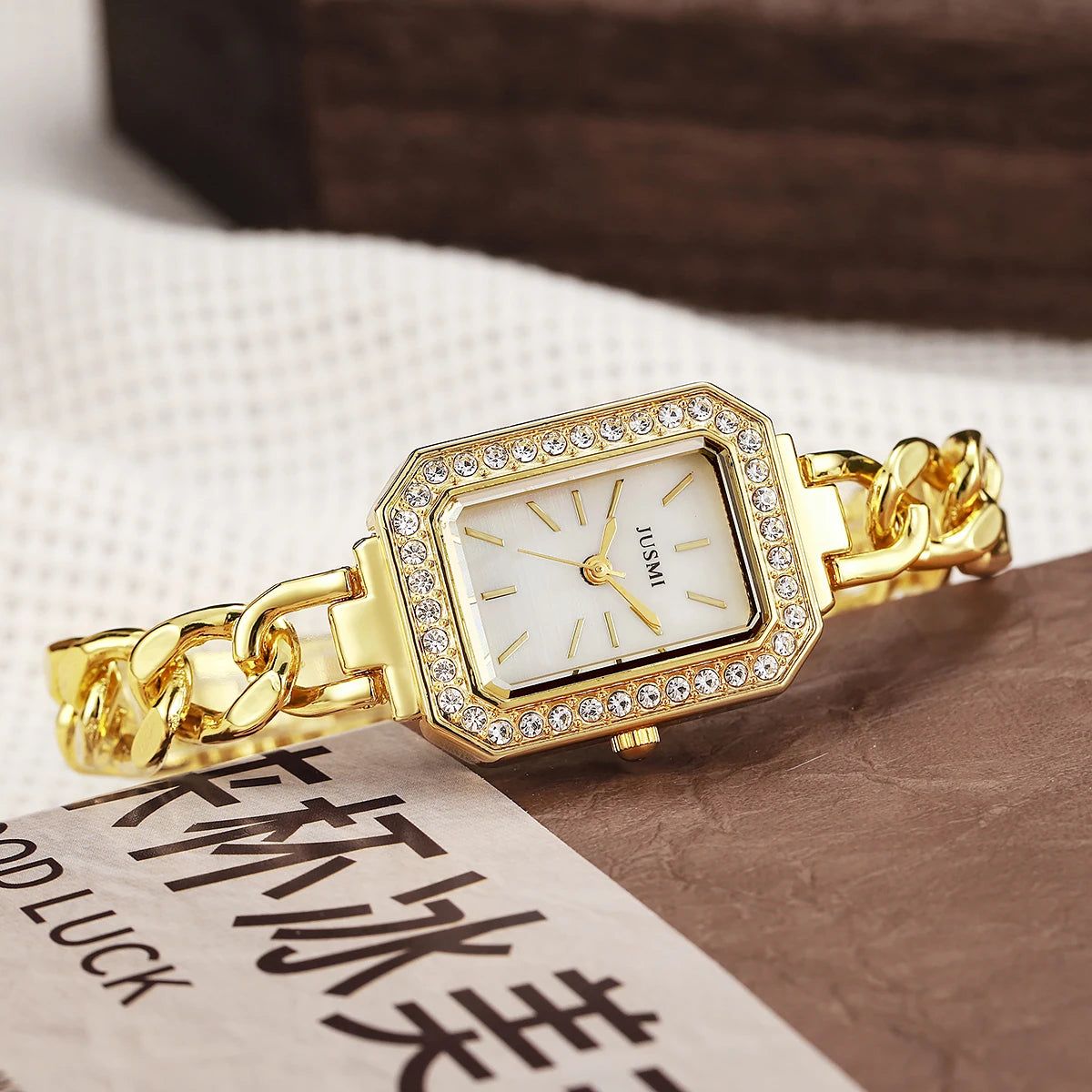 Orologio Donna Elegante Moda Casual Quarzo Cinturino e Cassa in Lega
