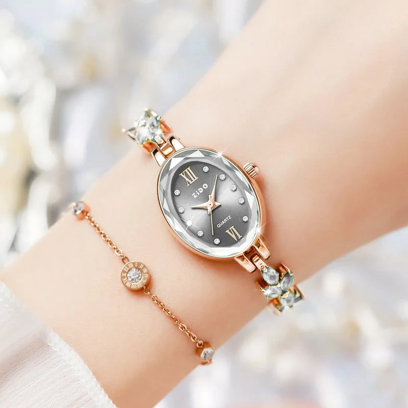 Orologio Donna Quarzo Bracciale Lega Moda Elegante