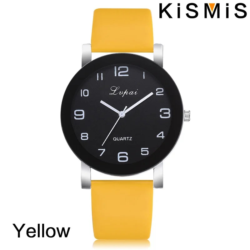 Orologio Donna Quarzo Moda Casual Cinturino Ecopelle Elegante