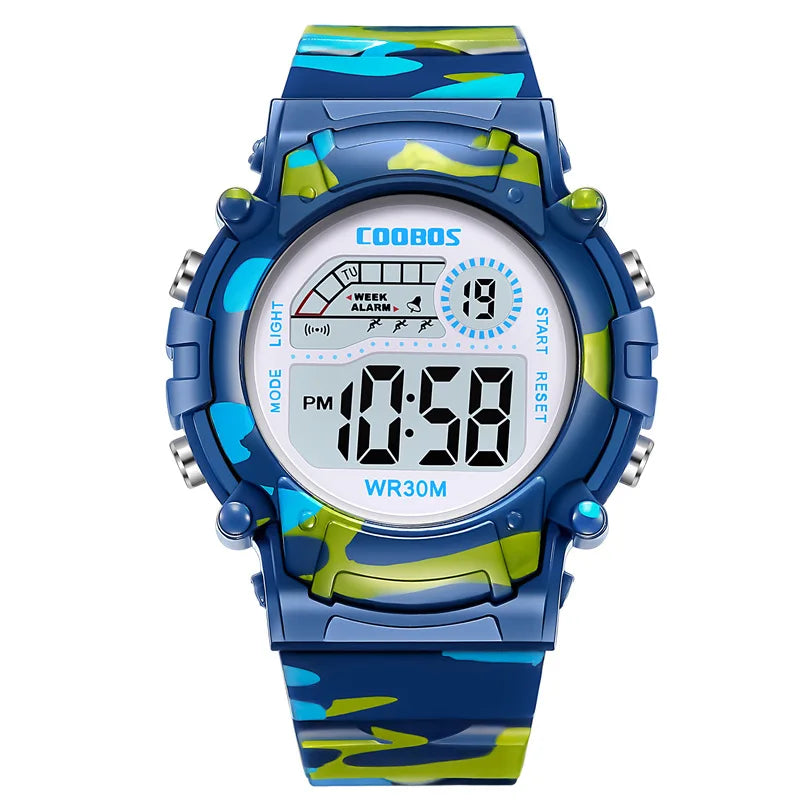 Orologio Digitale Sportivo Bambini LED Multifunzione