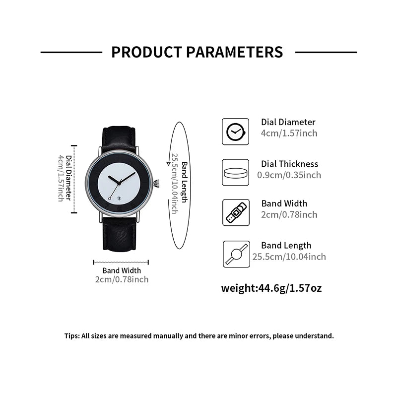 Orologio Uomo Minimalista Quarzo Cinturino Similpelle Cassa Lega Elegante