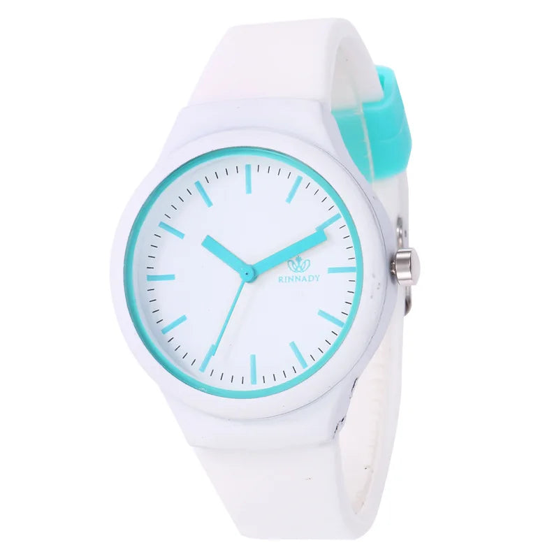 Orologio Donna Quarzo Casual Moda Cinturino Silicone