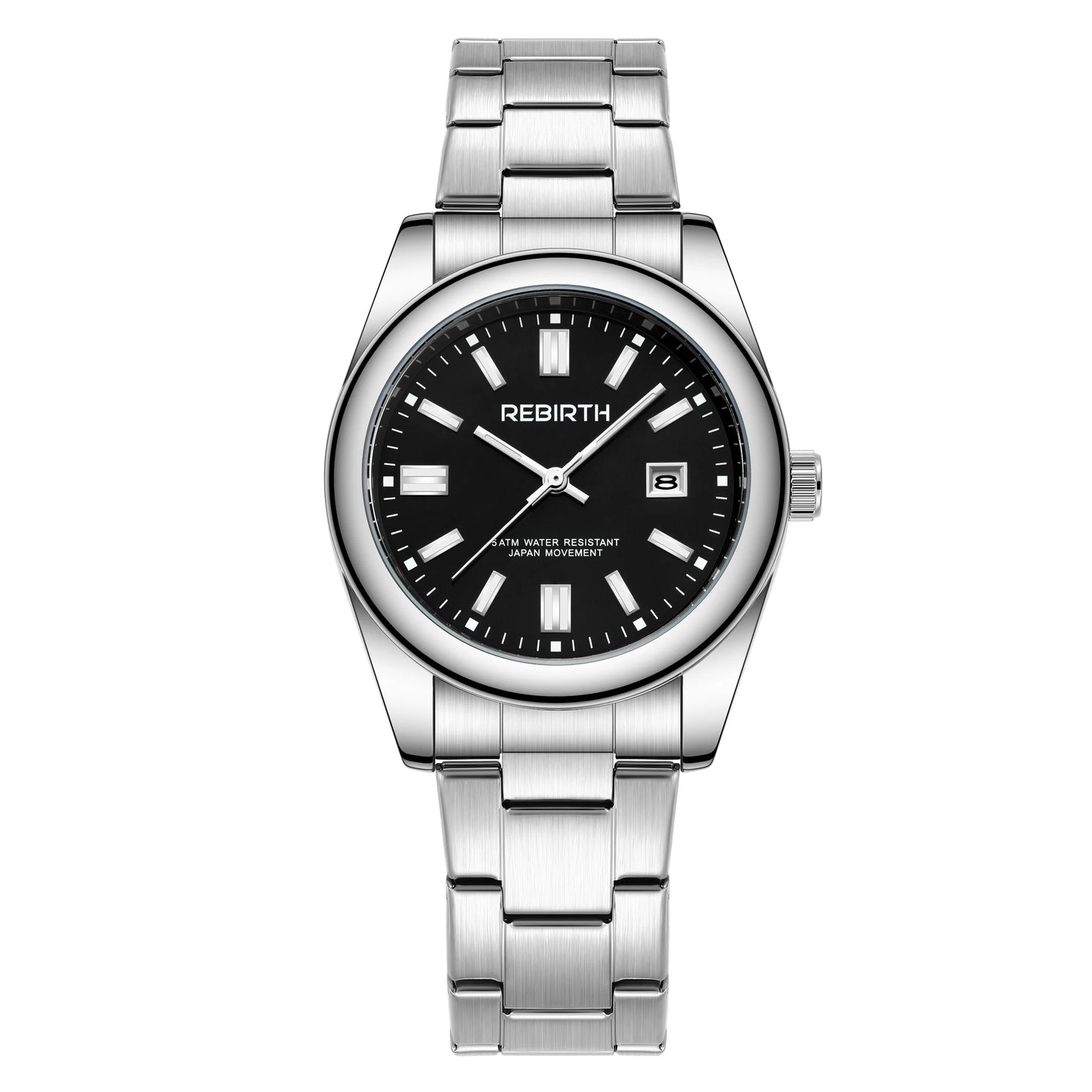 Orologio Uomo Elegante Quarzo Acciaio Data