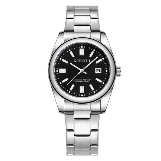 Orologio Uomo Elegante Quarzo Acciaio Data